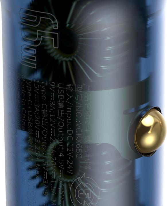 Actual product image Baseus 65W Dual Quick Charger