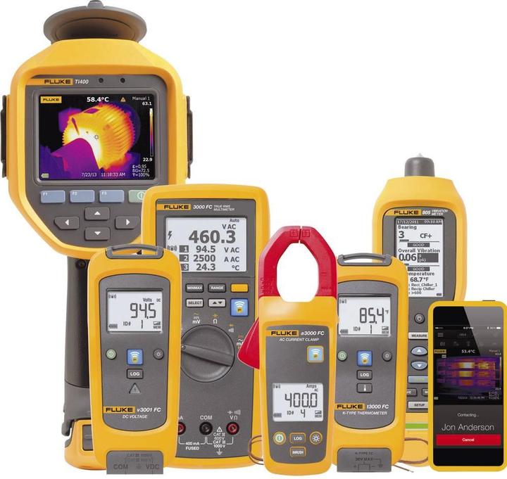 Produktbild Fluke Stromzange, Hand-Multimeter di (CAT III 1000V, CAT IV 600V)