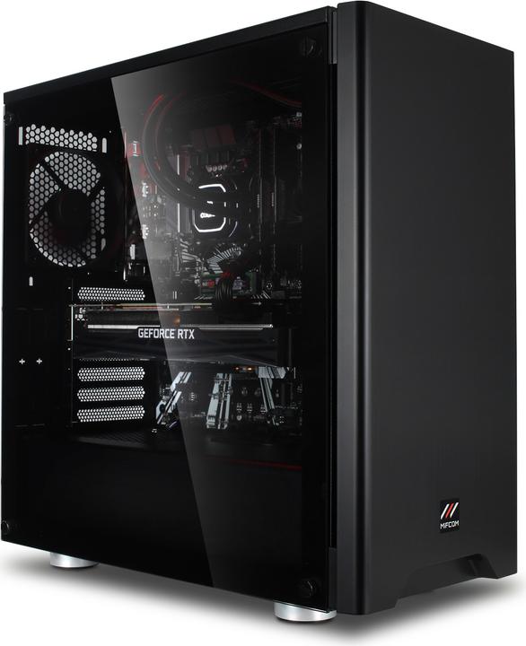 Actual product image Mifcom SAVAGE RTX2080Ti Core i7 Advanced (Intel Core i7-10700K, 32 GB, 1000 GB, GeForce RTX 2080 Ti)