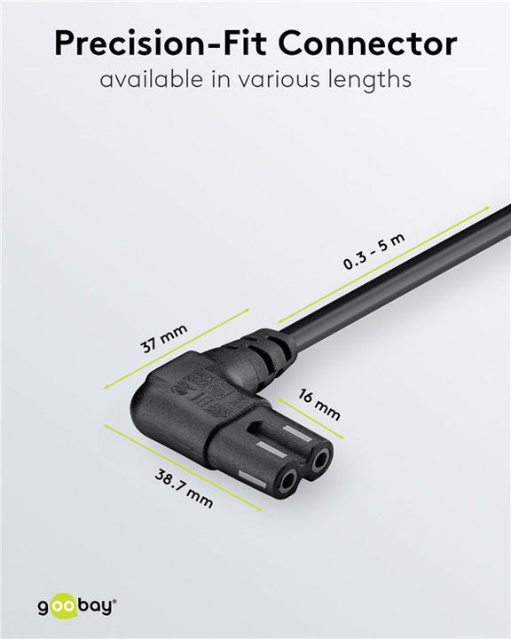Produktbild Goobay Euro Anschlusskabel (3 m)