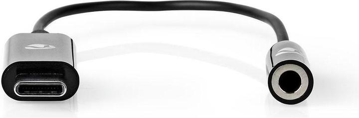 Produktbild Nedis USB-C Stecker -> Klinkenbuchse 3.5mm Länge=15cm, schwarz, Blister (3.5mm Klinke, USB Typ C)