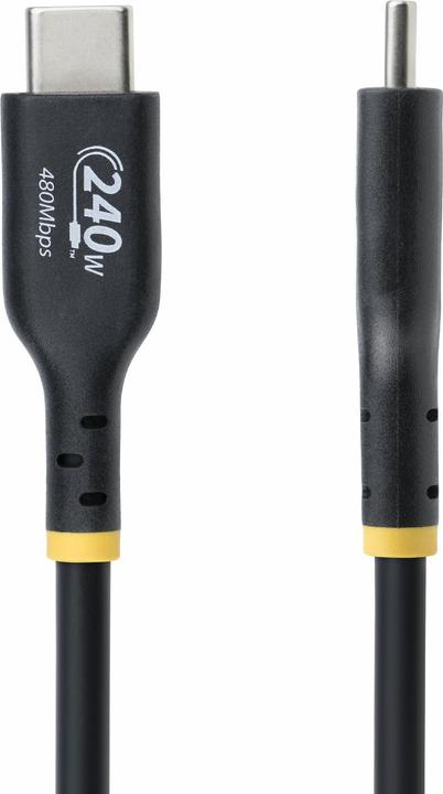 Image du produit StarTech com Câble de Recharge USB-C de 4m, Cordon USB-C Certifié USB-IF, 240W PD EPR, Câble Chargeu (4 m, USB 2.0, 240 W)