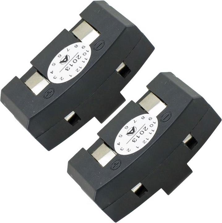 Actual product image AccuCell Set of 2 rechargeable battery suitable for Sennheiser BA150, BA151, RS6, TR820 NiMH (A200)