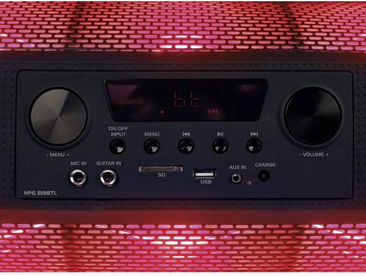 Actual product image Caliber HPG519BTL Public Address (PA) Loudspeaker (8 h, Battery operated)