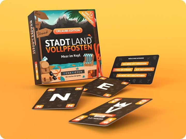 Image du produit Denkriesen - VILLE TERRE A TERRE® - Le jeu de cartes - URLAUB EDITION - "La mer en tête. (Allemand)