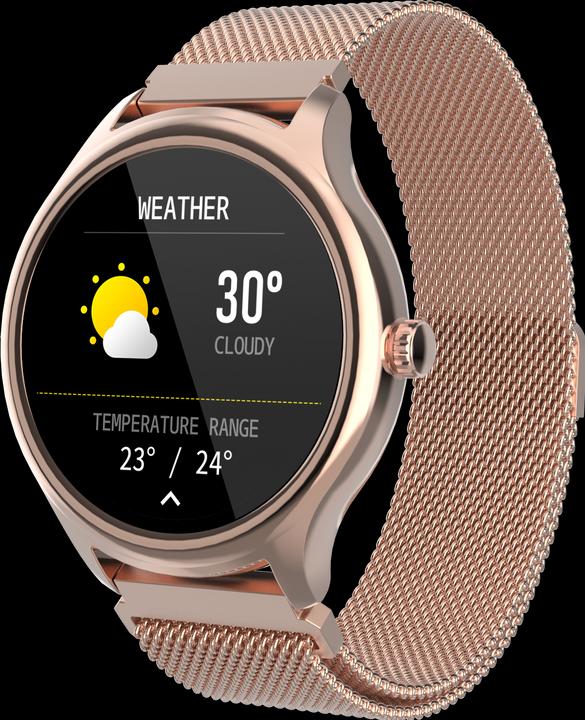 Image du produit Forever smartwatch ForeVive 3 SB-340 gold with bluetooth speaker 3W