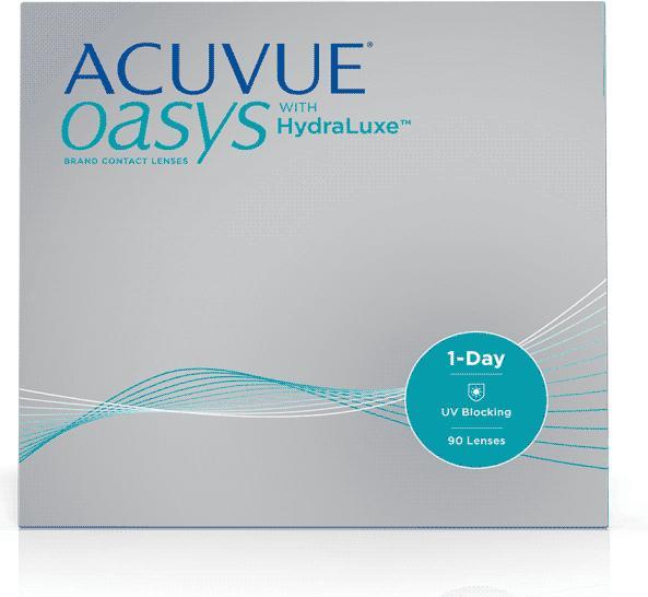 Produktbild Acuvue Oasys with Hydraluxe (90 Stück, Tageslinse, Sphärisch)