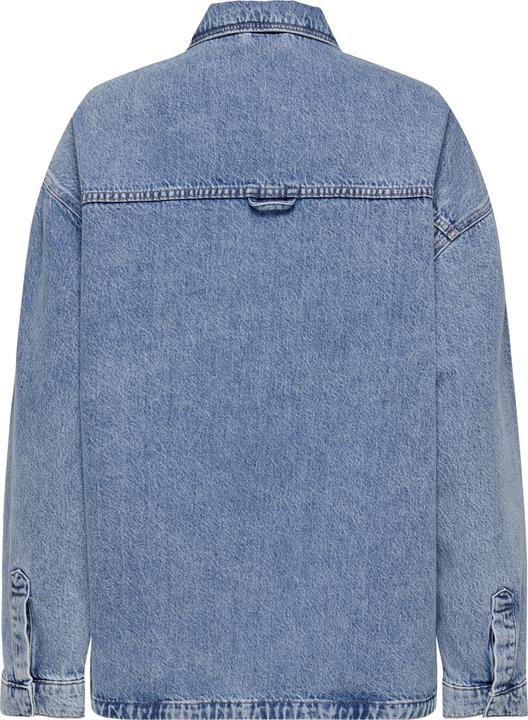 Actual product image Only Regular fit Shirt collar Cuffs with button Low-set shoulder Denim shirt Denim shirt (XL)