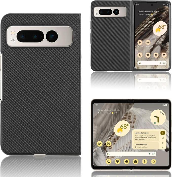 Produktbild König Design Hülle Handy Schutz für Google Pixel Fold Case Cover Tasche Bumper Etuis Flip Neu (Google Pixel Fold)