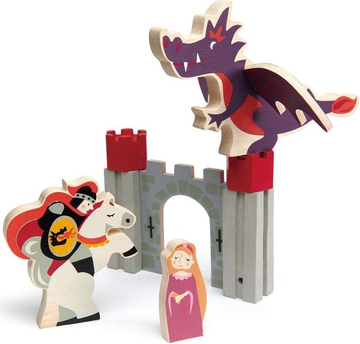 Produktbild Tender Leaf Toys Schlosszubehör Ritter Drachen