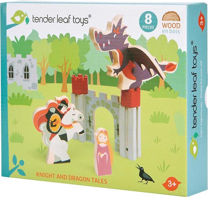 Produktbild Tender Leaf Toys Schlosszubehör Ritter Drachen