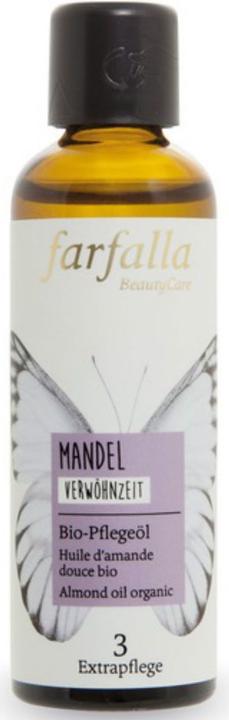 Immagine prodotto Farfalla MANDEL Organic Care Oil | VERWÖHNZEIT (Olio corpo, 500 ml)