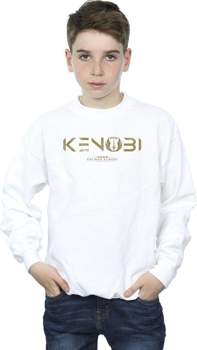 Actual product image Star Wars Boys Obi-Wan Kenobi Logo Sweatshirt (140, 146)