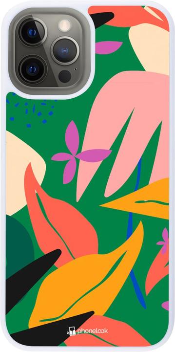 Actual product image PhoneLook Coque Silicone rigide blanc Abstract Jungle (Apple iPhone 12 Pro Max)