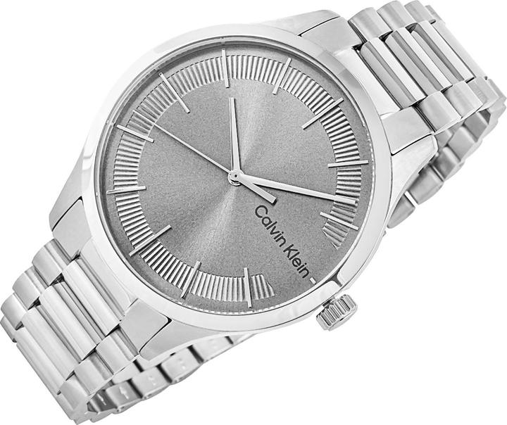 Produktbild Calvin Klein CK25200036 Unisex Horloge - Mineraalglas - Roestvrijstaal - Zilver - 40 mm - Quartz - Vouw/Vli