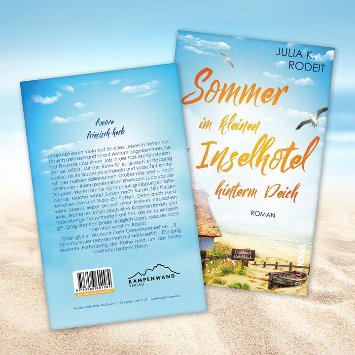 Produktbild Sommer im kleinen Inselhotel hinterm Deich (Deutsch, Julia K. Rodeit, Kampenwand Verlag, 2024)