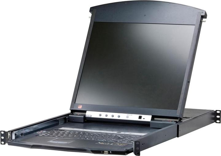 Aten KL1508AiM KVM Over IP Switch, 8 Port, 43cm LCD, VGA, PS/2-USB, DE-Layout