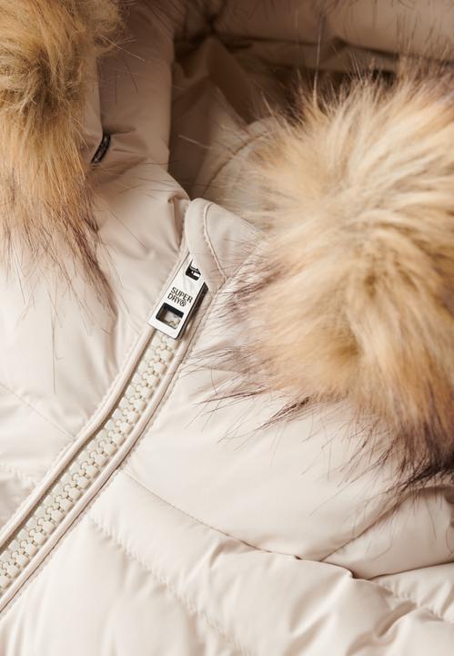Produktbild Superdry geposterte daunenjacke, fuji faux fur (L)