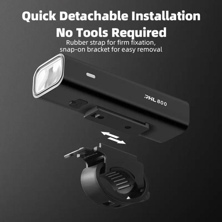 Actual product image Rockbros Bicycle front light (800 lm)