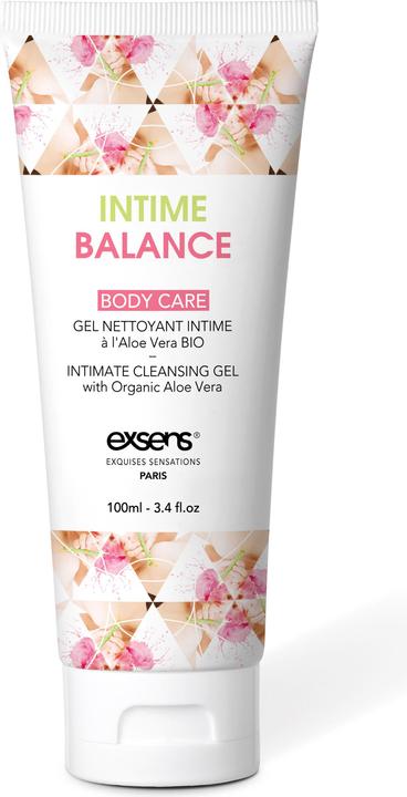 Actual product image Exsens Intimate Balance Cleansing Gel with Organic Aloe Vera (100 ml, Intimate washing lotion)