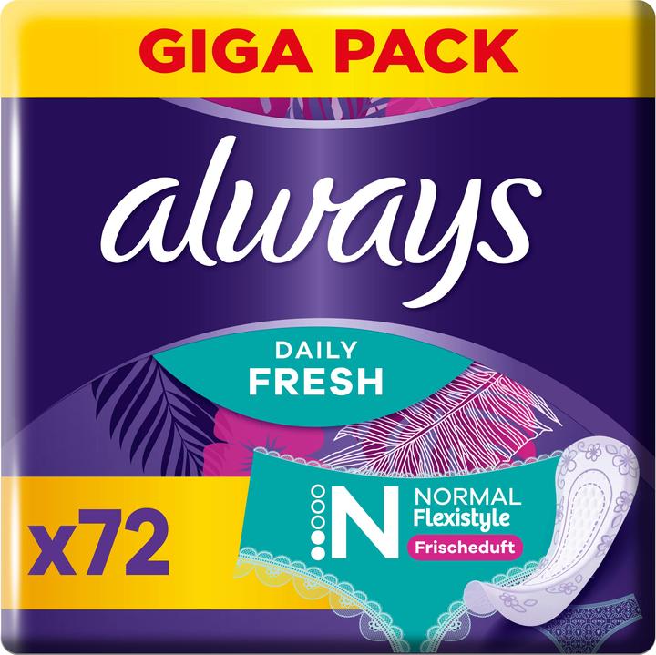 Actual product image Always Daily Fresh Normal Flexistyle (72 x)