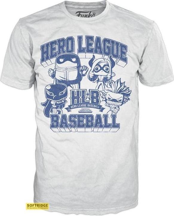 Actual product image Funko My Hero Academia - Hero League Baseball Boxed Tee T-Shirt MHA Baseball(EMEA) Size S (S)