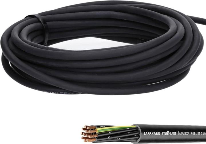 Produktbild Lapp 10 Meter 0021900 Ölflex Robust 210 Allwetter Steuerleitung 4 x 0,75 mm² I Leitung Aussenbereich (10 m)