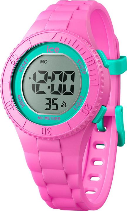 Actual product image ICE Watch Ice Digit Pink Turquoise (Digital watch, Chronograph, 35 mm)