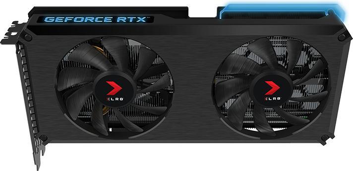 Produktbild PNY VCG3060T8LDFXPPB Grafikkarte NVIDIA GeForce RTX 3060 Ti GDDR6 (8 GB)