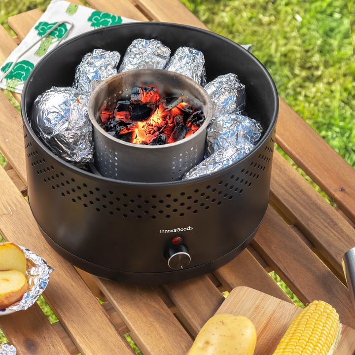 Image du produit InnovaGoods Barbecue portable au charbon sans fumée CleanQ