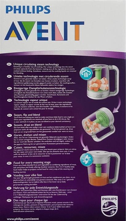 Produktbild Philips Avent Kombinierter Dampfgarer und Mixer