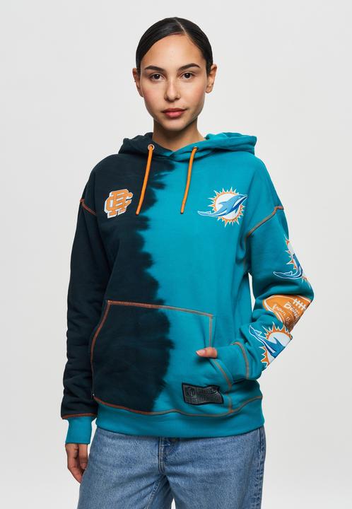 Actual product image Recovered Re:covered Fleece Hoody - INK DYE Miami Dolphins - 3XL (3XL)