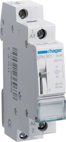 Immagine prodotto Hager HAG EPN501 1S 16A 48V interruttore remoto
