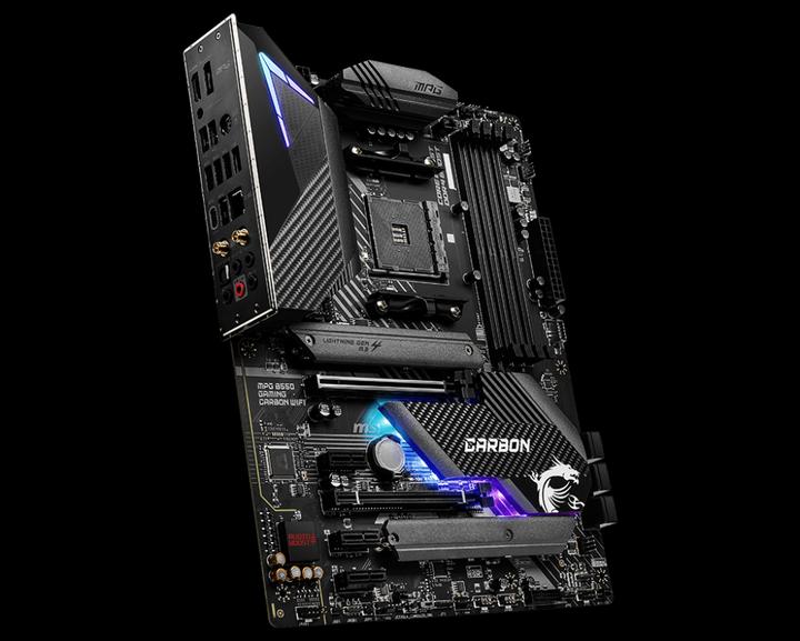 Image du produit MSI MPG B550 JEU CARBON WIFI (AM4, AMD B550, ATX)