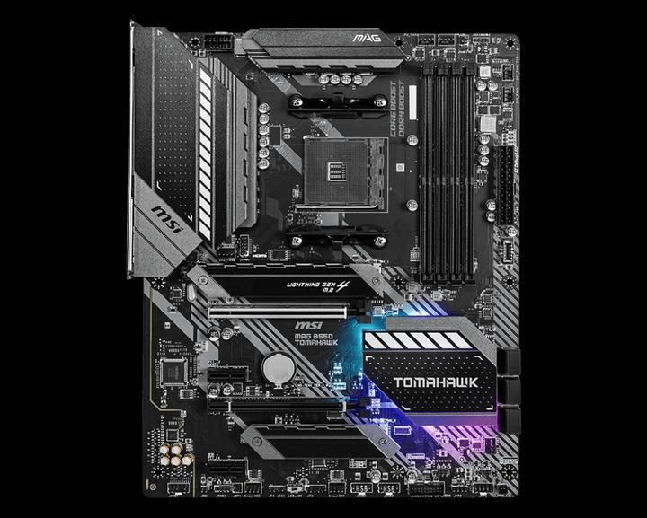 Produktbild MSI MAG B550 TOMAHAWK (AM4, AMD B550, ATX)