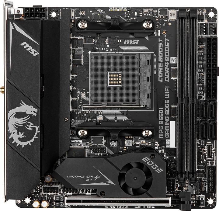 Produktbild MSI Mpg B550i Gaming Edge Wifi (AM4, AMD B550, Mini-ITX)