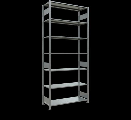 Immagine prodotto Schulte Lagertechnik Sistema di scaffalature di base senza viti MULTIplus150 con ripiani di lunghezza
