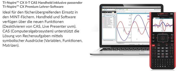 Produktbild TI Nspire CX II-T CAS (Akku)