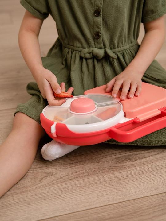 Actual product image GöBe Lunchbox for children with snack spinner