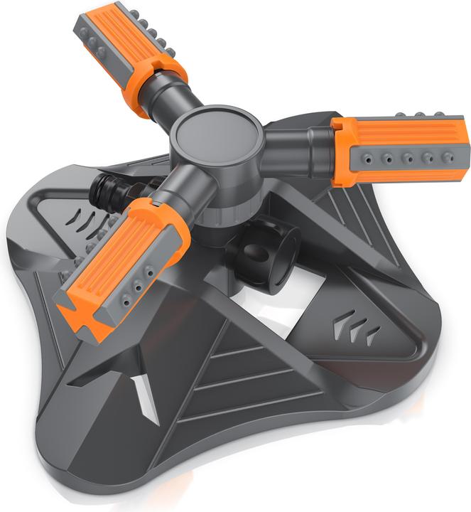 Produktbild Brandson Kreisregner, 360° Rasensprenger, 3 Arm, Garten Sprinkler, Bewässerungssystem, Gardena kompatibel (Kreisregner)