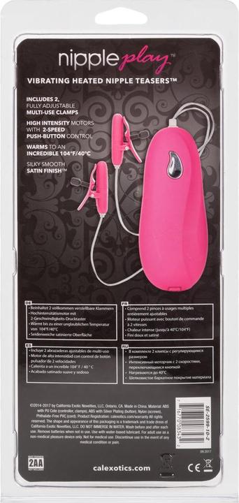 Image du produit CalExotics Titilleur de tétons vibrant et chauffé