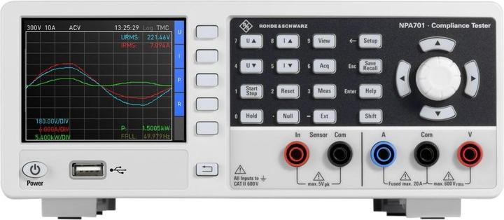 Actual product image Rohde & Schwarz R&S NPA701 DC Power Analyzer, 1-Ph