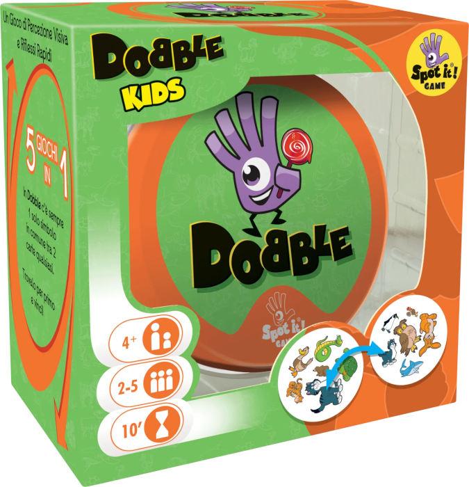 Asmodée 8231 - ASMODEE - Dobble Kids (Allemand, Français, Italien, Anglais)