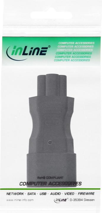 Actual product image InLine Mains adapter IEC 60320 C14 / C5 (C14)