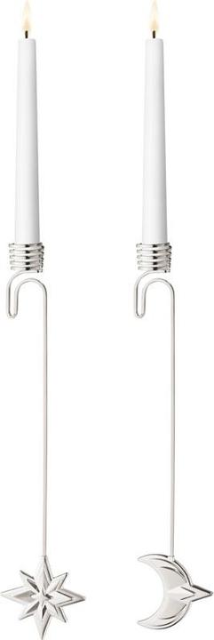 Produktbild Georg Jensen Kerzenhalter Stern & Mond Palladium