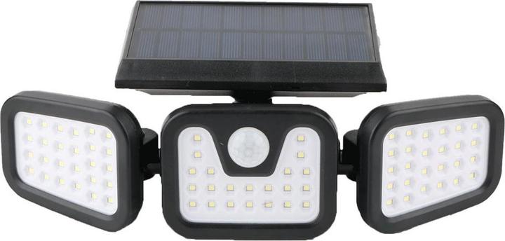 Actual product image Forever Light SUNARI Solar Lamp LED FLS-03 74*SMD PIR 8W 600lm 6000K 2400mAh Li-Ion (600 lm, IP65)