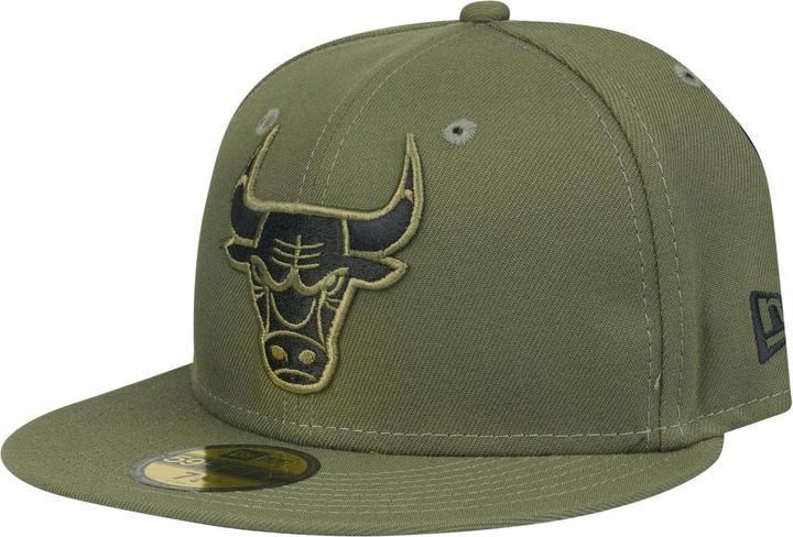 Image du produit New Era 59Fifty Fitted Cap - NBA Chicago Bulls olive (7 1/8)