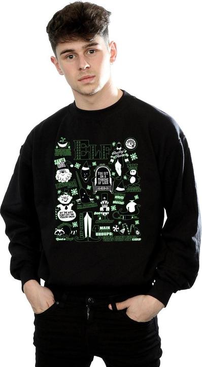 Produktbild Elf Infographic Poster Sweatshirt (XXL)