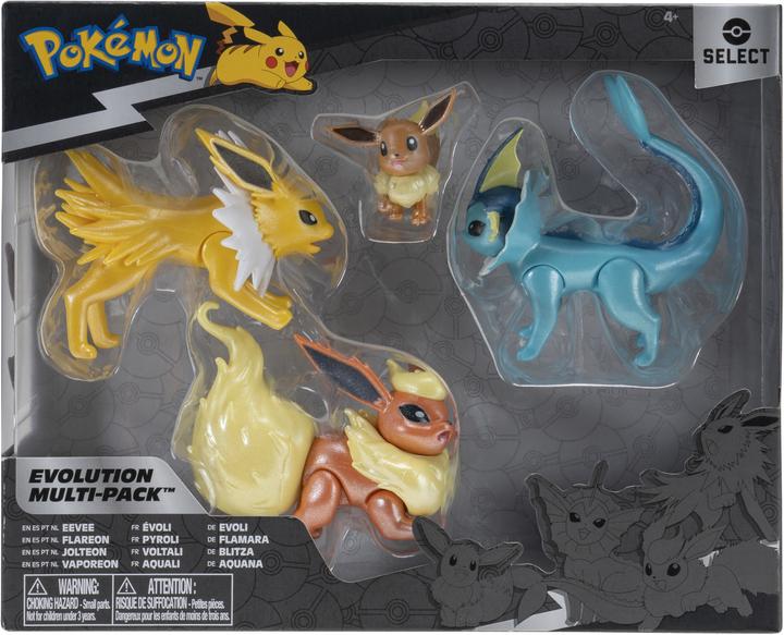 Produktbild Boti Pokemon Evolution Multipack-Figuren – Eevee, Jolteon, F