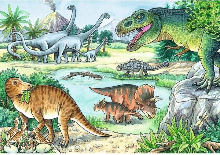 Actual product image Ravensburger Dinosaurs and their habitats (24 pieces)
